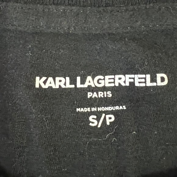 Like new! KARL LAGERFELD Paris Caricature Tee Size Small - Picture 5 of 10